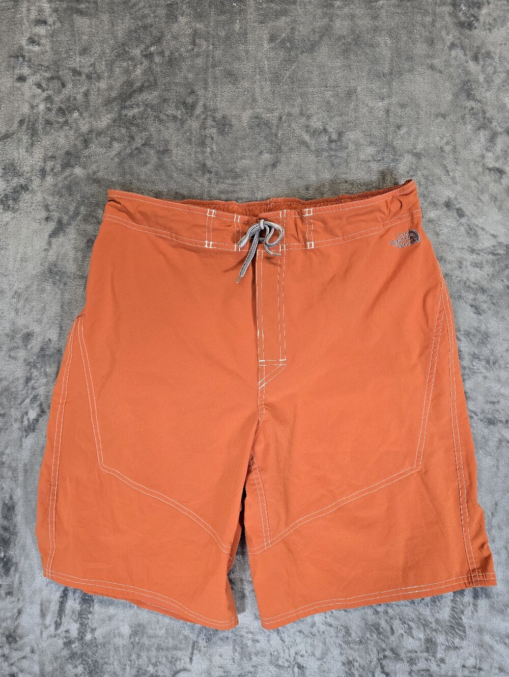 Vintage Y2K The North Face Apex Swim Trunks Shorts Size Medium Long Orange